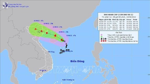 Tormenta Mulan se dirige a localidades norvietnamitas