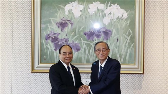 Presidente vietnamita se reúne con titular de la Cámara de Representantes de Japón