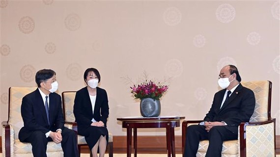  Presidente vietnamita se reúne con emperador japonés en Tokio