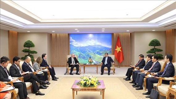 Premier vietnamita recibe a delegación del Consejo de negocios EE.UU.-ASEAN