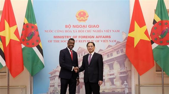 Vietnam y Dominica estrechan relaciones bilaterales 