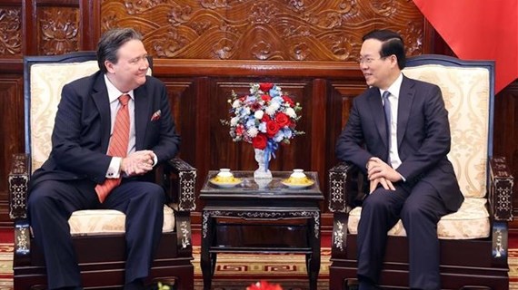 Presidente de Vietnam recibe a embajador de Estados Unidos