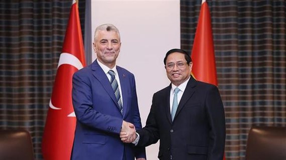 Premier vietnamita recibe al ministro turco de Comercio