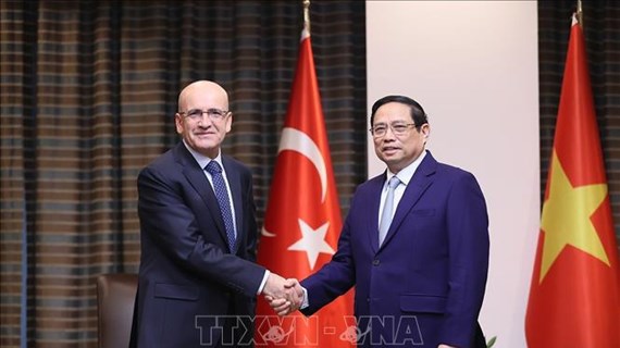 Primer ministro vietnamita dialoga con ministros turcos