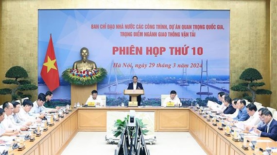 Instan a garantizar ritmo de ejecución de obras de transporte claves de Vietnam