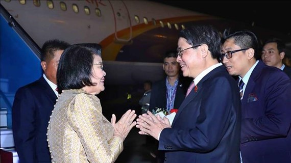 Presidenta de Asamblea Nacional de Camboya inicia su visita a Vietnam