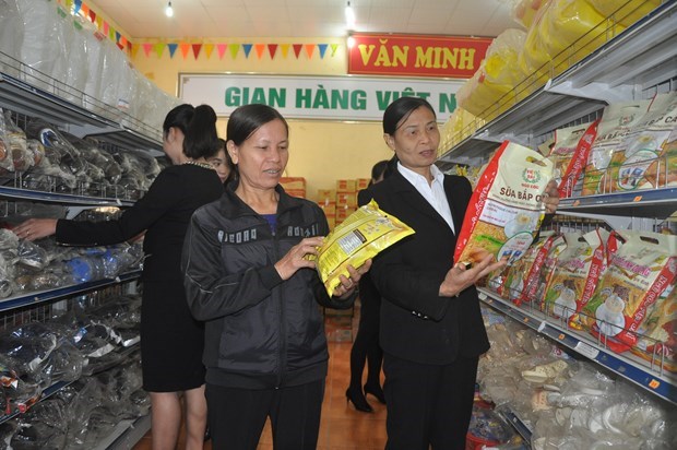 Promueven consumo de productos vietnamitas durante el Tet hinh anh 1