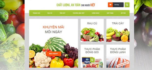 Servicios postales de Vietnam favorecen ventas en linea de agricultores hinh anh 1