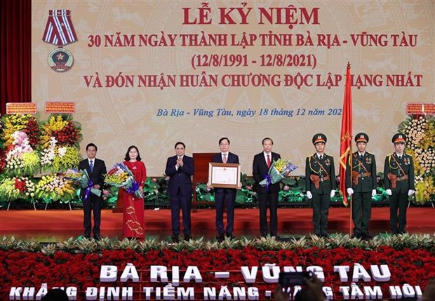 Asiste premier vietnamita ceremonia por fundacion de Ba Ria-Vung Tau hinh anh 1