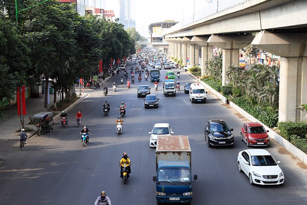 Hanoi trabaja por garantizar seguridad del transito hinh anh 1