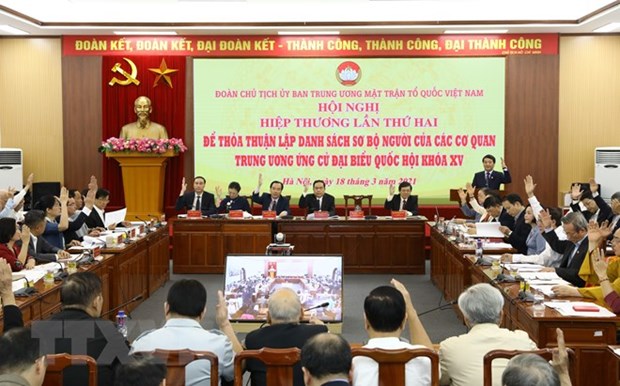 Prestan atencion a la calidad de candidatos a las elecciones del Parlamento y Consejos Populares en Vietnam hinh anh 2