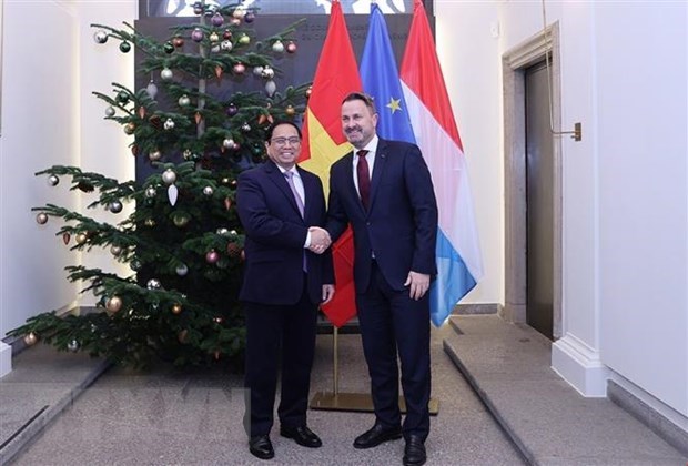 Visita del primer ministro vietnamita acapara medios de comunicacion luxemburgues hinh anh 1