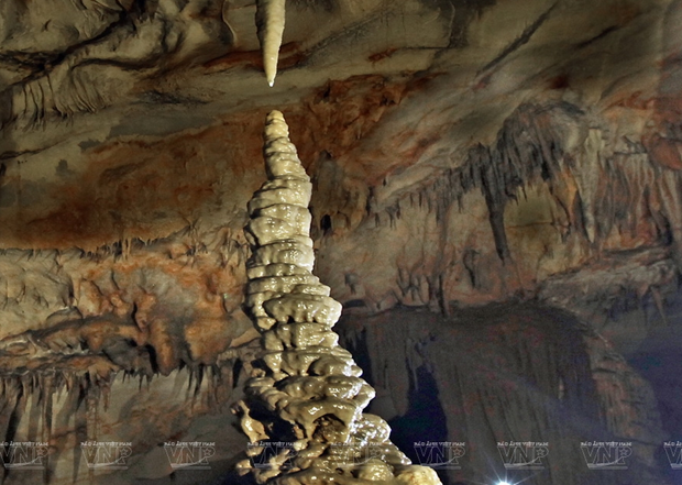 Una experiencia por la cueva Thien Duong en la provincia vietnamita de Quang Binh hinh anh 4