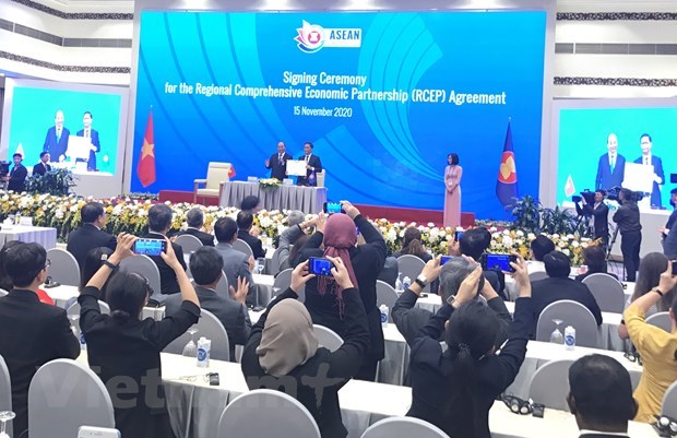 Firmado Acuerdo de Asociacion Economica Integral Regional tras anos de negociaciones hinh anh 1