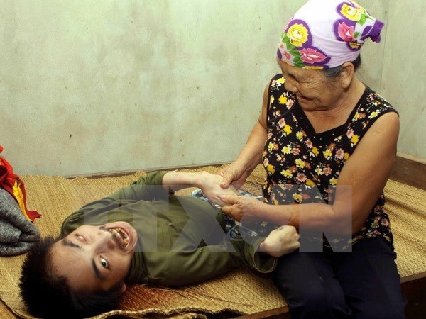 Vietnamitas unen manos por victimas de agente naranja hinh anh 1