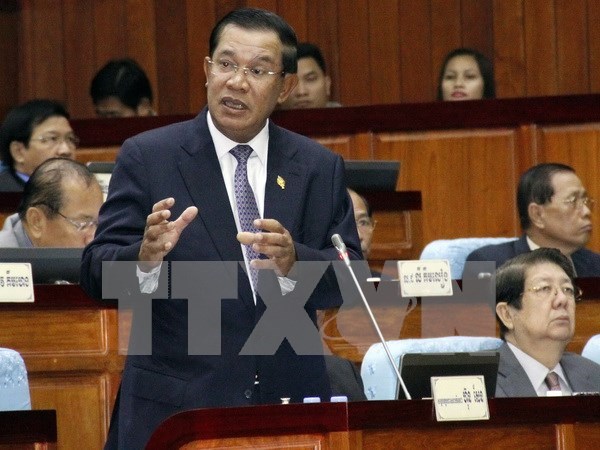 Hun Sen advierte acciones legales contra infundios de mapas hinh anh 1