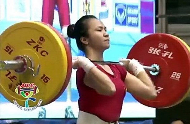 Otro bronce para Vietnam en torneo asiatico de levantamiento de pesas hinh anh 1