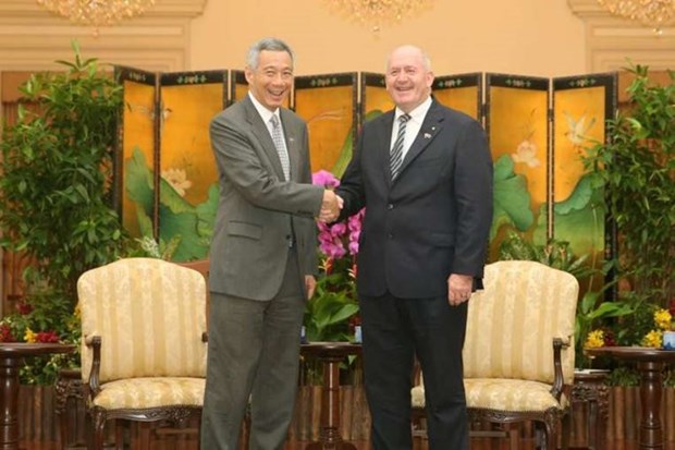 Fortalecen Australia y Singapur relaciones bilaterales hinh anh 1