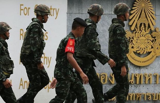 Tailandia refuerza seguridad alrededor de la embajada de China hinh anh 1