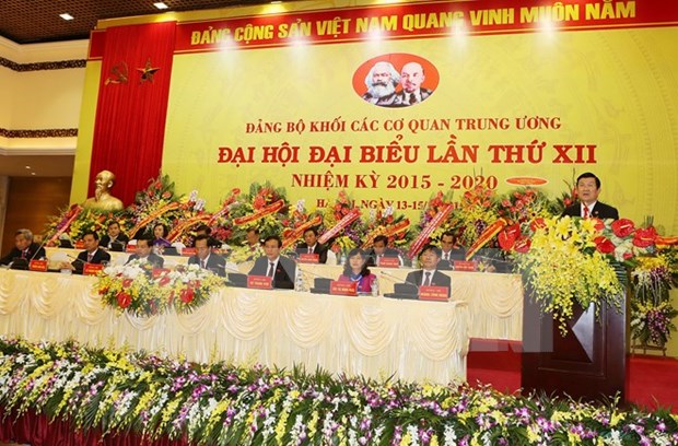 Inauguran asamblea partidista de organos centrales de Vietnam hinh anh 1