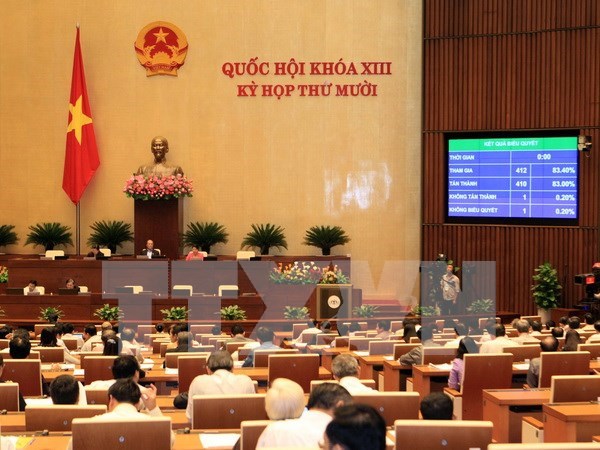 Parlamento vietnamita continua trabajos de reformas legales hinh anh 1