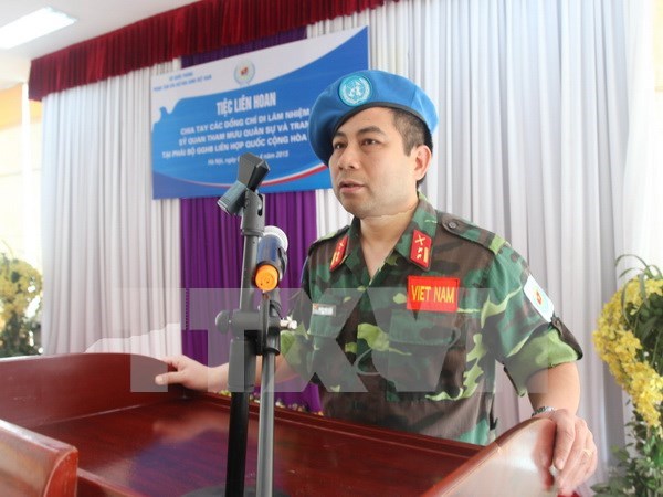 Fomentan nexos profesionales Vietnam- China en mantenimiento de paz de ONU hinh anh 1