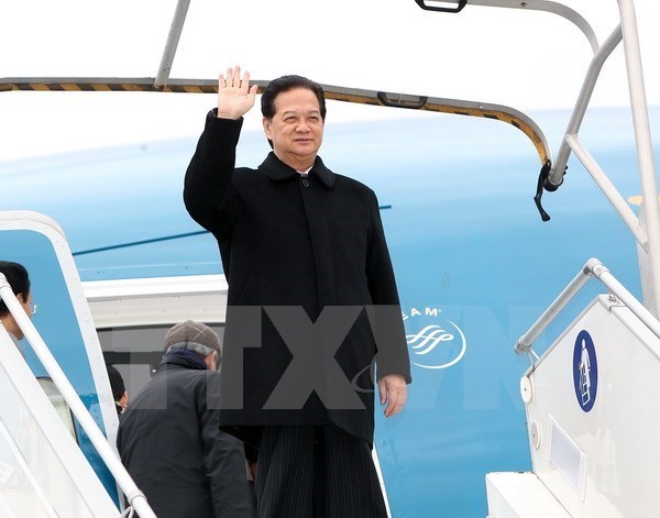Premier vietnamita inicia visita a Belgica y Union Europea hinh anh 1