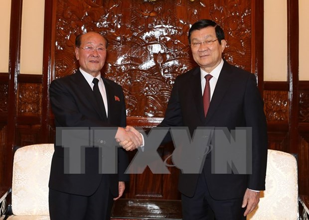 Presidente vietnamita recibe a jefe de Fiscalia Popular Suprema de RPDC hinh anh 1