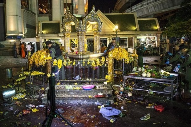 Detenidos en extranjero otros sospechosos de atentado con bomba en Bangkok hinh anh 1