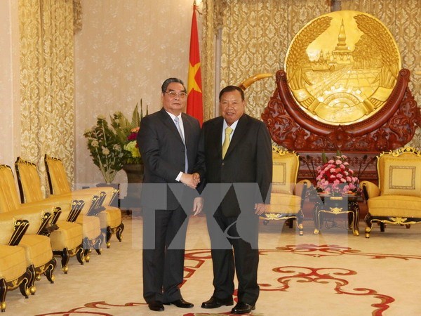 Acuerdan Vietnam y Laos potenciar cooperacion en diversos sectores hinh anh 1