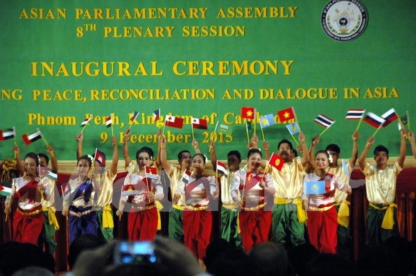 Inauguran octava Conferencia de Asamblea Parlamentaria Asiatica hinh anh 1