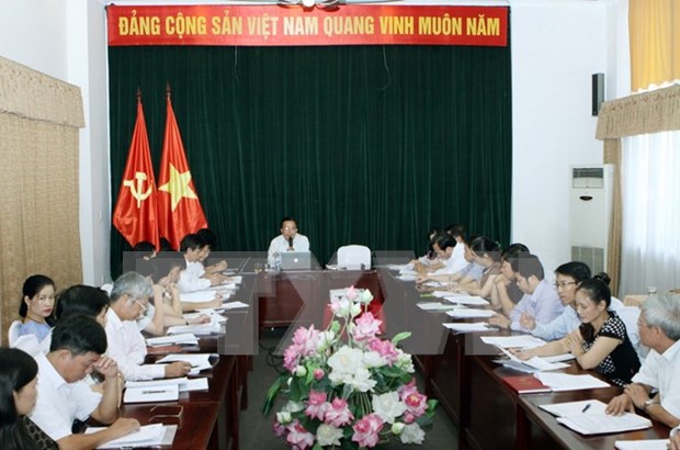 Organizacion de masas vietnamita revisa programa de cooperacion hinh anh 1