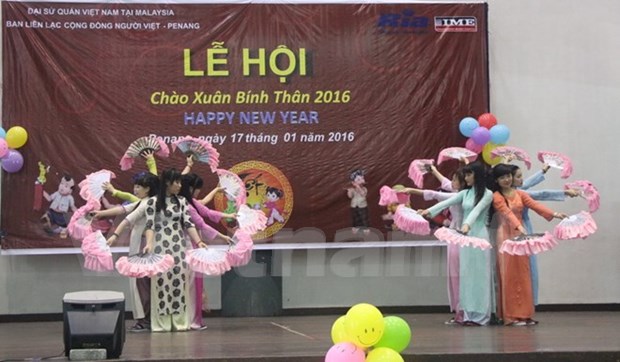 Festejan vietnamitas en el extranjero por Ano Nuevo Lunar hinh anh 1