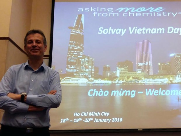Grupo belga Solvay busca oportunidades de inversion en Vietnam hinh anh 1