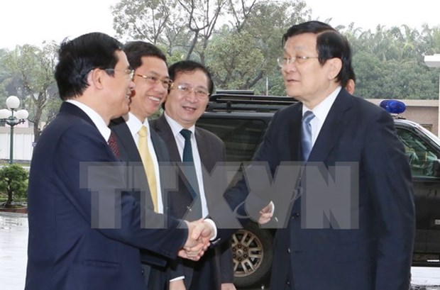 Presidente de Vietnam urge a Nghe An a fomentar competitividad hinh anh 1