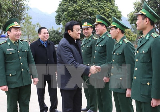 Presidente de Vietnam continua gira por provincias montanosas nortenas hinh anh 1