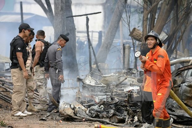 Dos muertos por explosion de bomba en Tailandia hinh anh 1