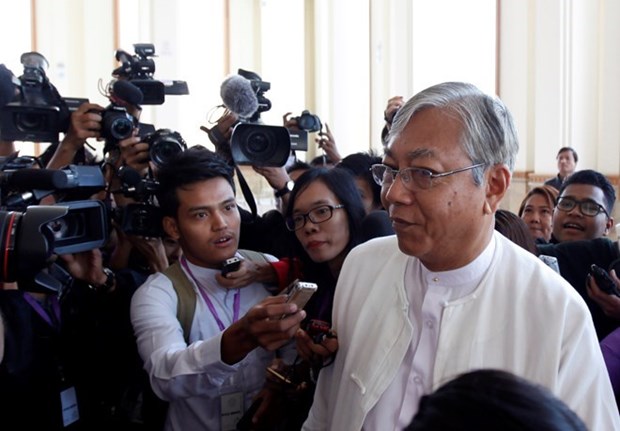 Lideres vietnamitas congratulan al nuevo presidente birmano hinh anh 1