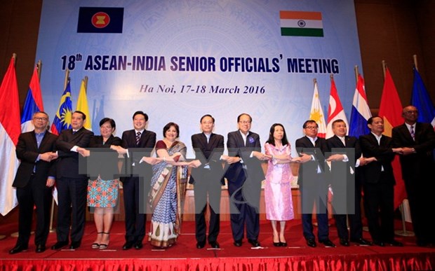 Efectuan XVIII Reunion de Altos Funcionarios ASEAN-India hinh anh 1