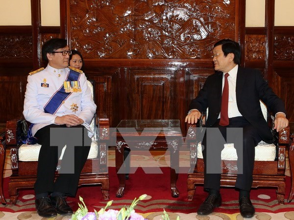 Presidente vietnamita recibe a nuevos embajadores hinh anh 1