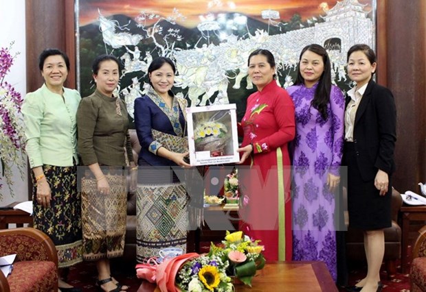 Uniones de Mujeres de Vietnam y Laos refuerzan lazos de cooperacion hinh anh 1