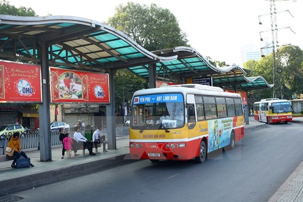 Hanoi: Esfuerzos por mejorar servicio de transporte publico hinh anh 1