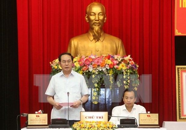 Presidente vietnamita exhorta estrecha cooperacion para garantizar exito del APEC 20 hinh anh 1