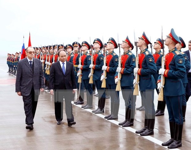 Visita a Rusia del premier vietnamita impulsa relaciones bilaterales hinh anh 1