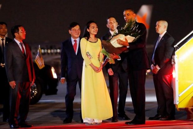 Prensa de EE.UU. e Italia pone ojos en visita de Obama en Vietnam hinh anh 1