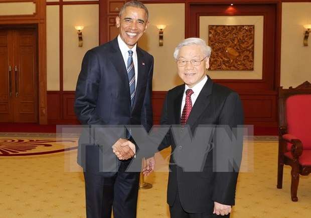 Vietnam considera a Estados Unidos uno de principales socios, dijo lider partidista hinh anh 1