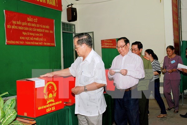 Publican varias provincias vietnamitas resultados preliminares de elecciones hinh anh 1