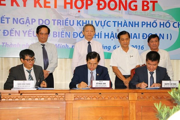 Proyecto millonario para prevenir inundaciones en Ciudad Ho Chi Minh hinh anh 1