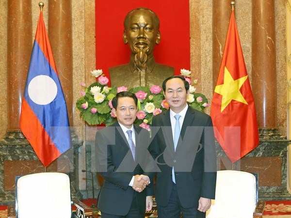 Presidente pide fortalecer nexos Vietnam-Laos para superar desafios hinh anh 1