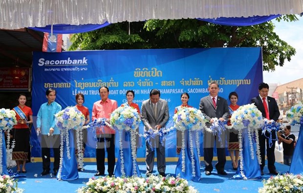 Sacombank Laos inaugura nueva filial en Champasak hinh anh 1